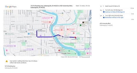737 N Pershing Avenue Indianapolis IN 46222