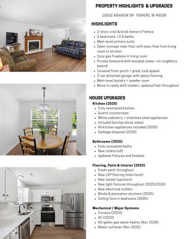 10632 Ashview Drive Fishers IN 46038