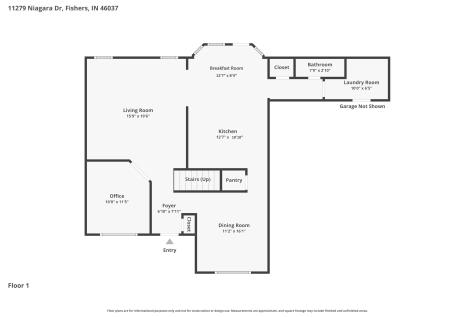 11279 Niagara Drive Fishers IN 46037