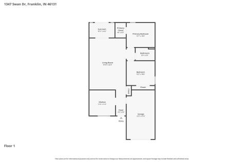1347 Swan Drive Franklin IN 46131
