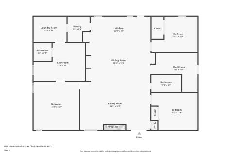 8257 S County Road 1075 W Charlottesville IN 46117