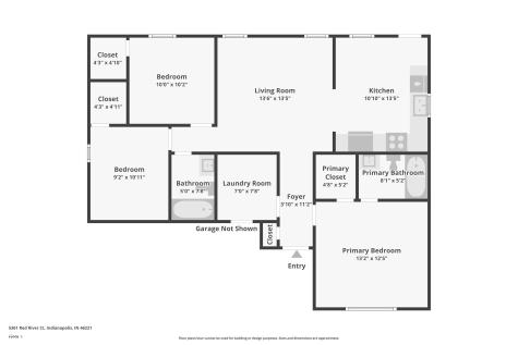 5361 W Red River Court Indianapolis IN 46221