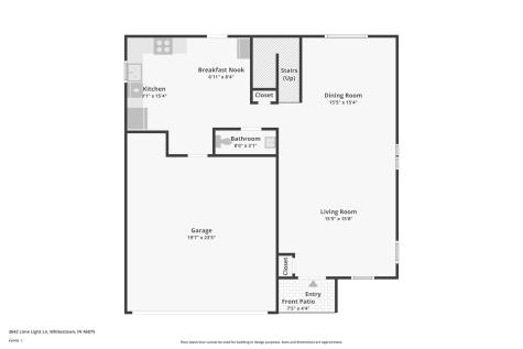 3642 Limelight Lane Whitestown IN 46075