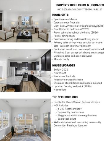 842 Declaration Drive Pittsboro IN 46167