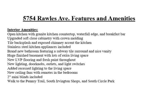 5754 Rawles Avenue Indianapolis IN 46219