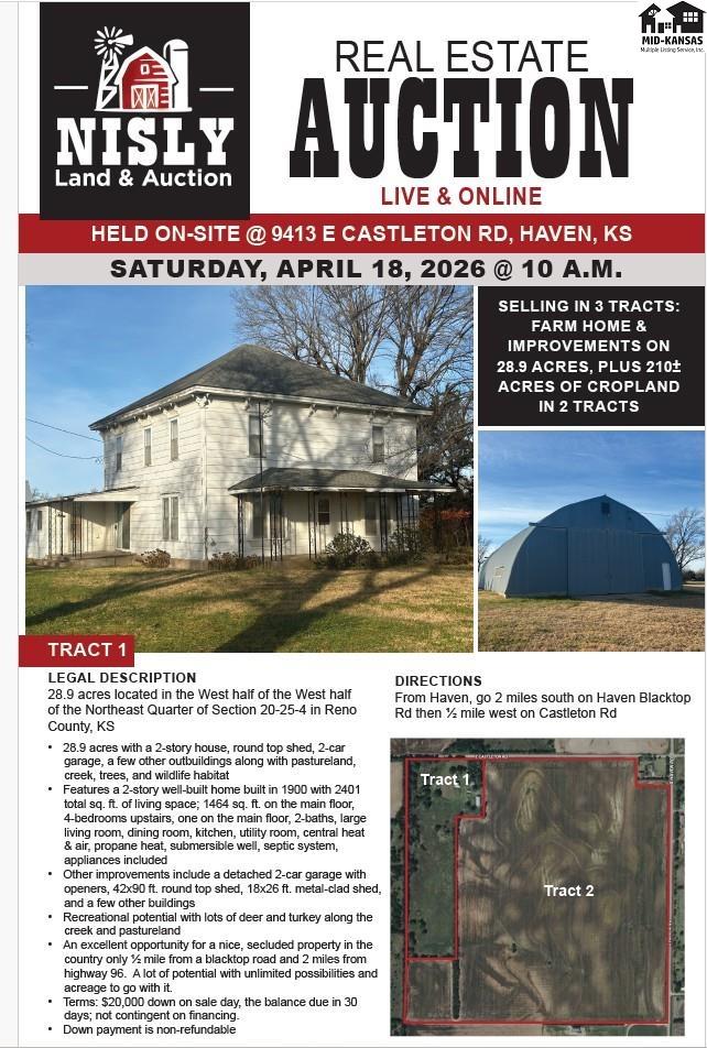 9413 E Castleton Road Haven KS 67543