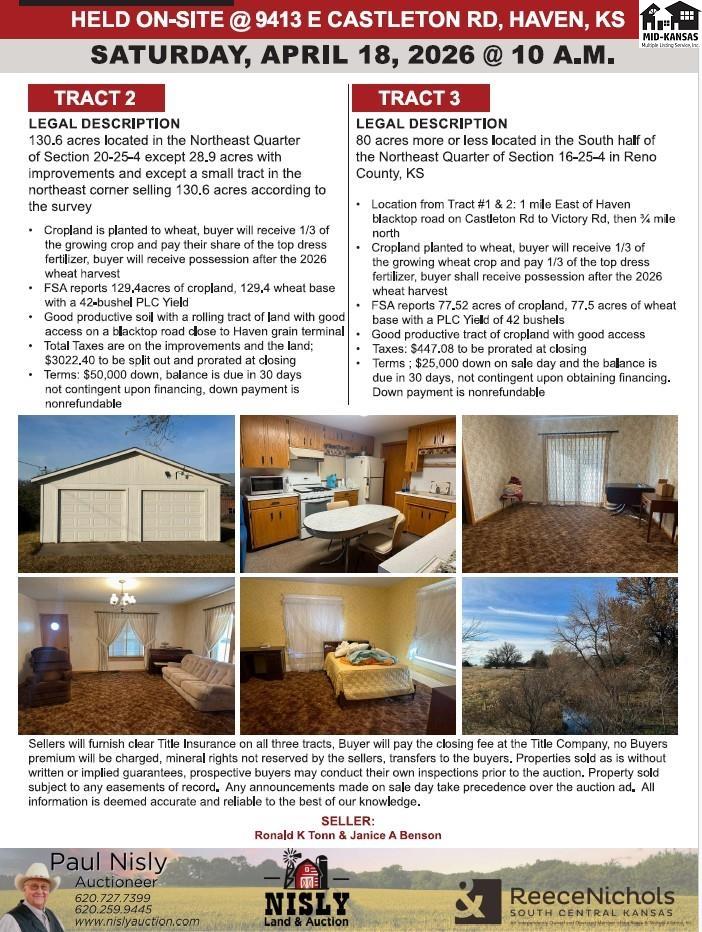 9413 E Castleton Road Haven KS 67543