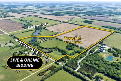 S of E 45th St N & N 127th St E - Tract 4 Wichita KS 67226
