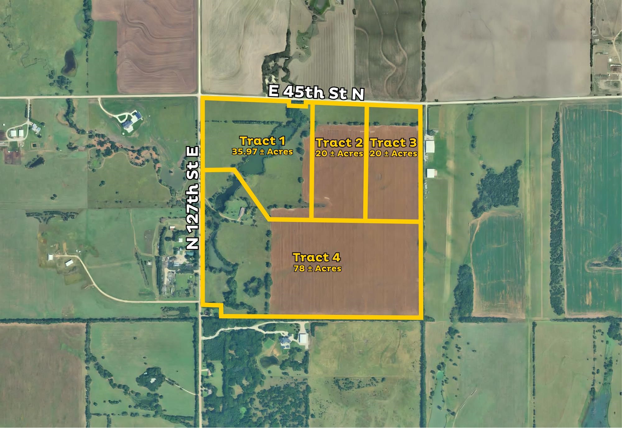 E Of E 45th St N & N 127th St E - Tract 3 Wichita KS 67226