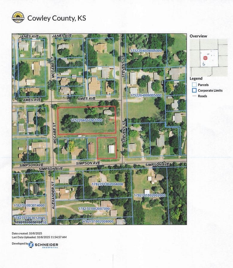 Tbd Simpson & Ames Avenue Winfield KS 67156