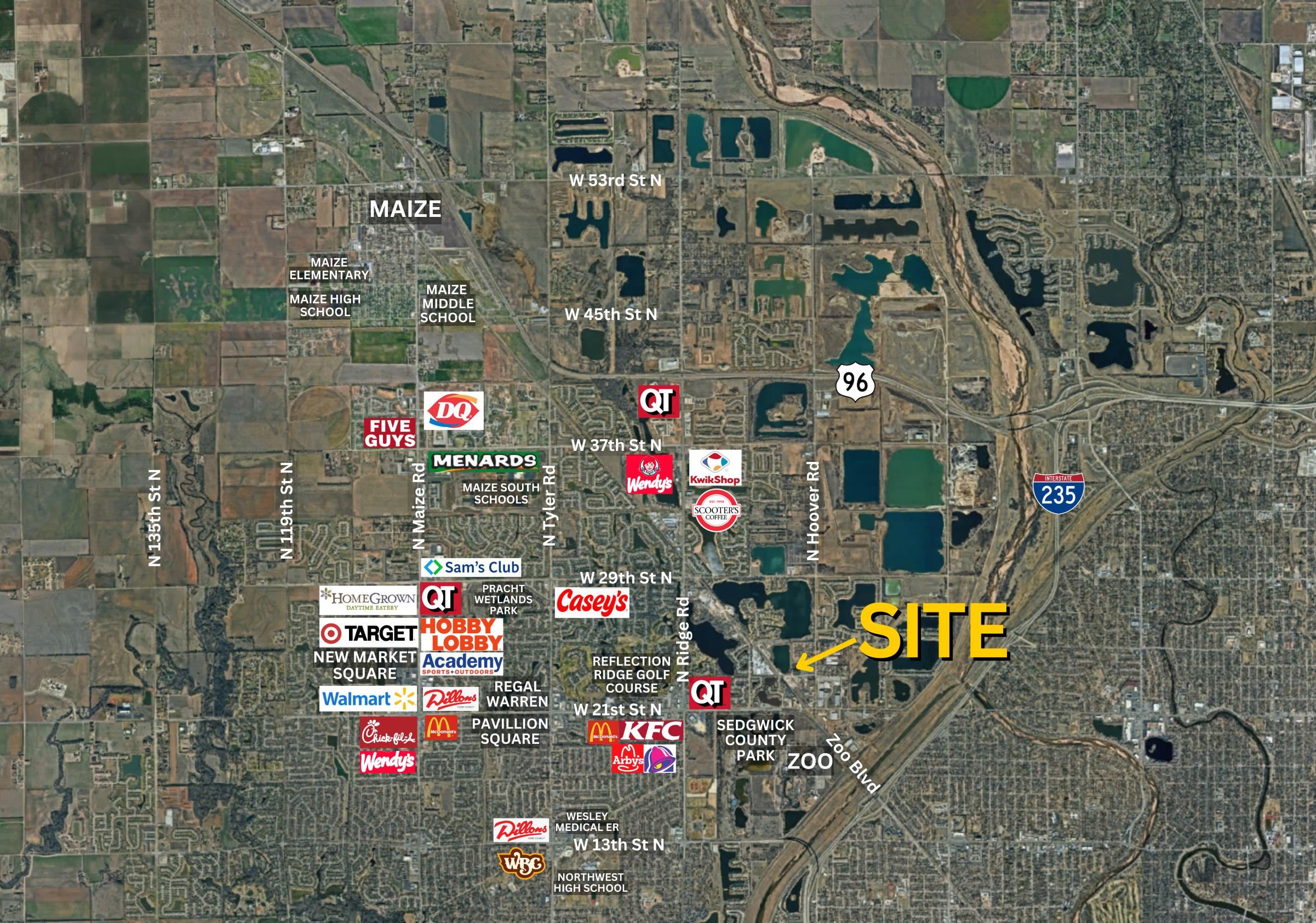 West Of W 23rd Street And Hoover Street Wichita KS 67205