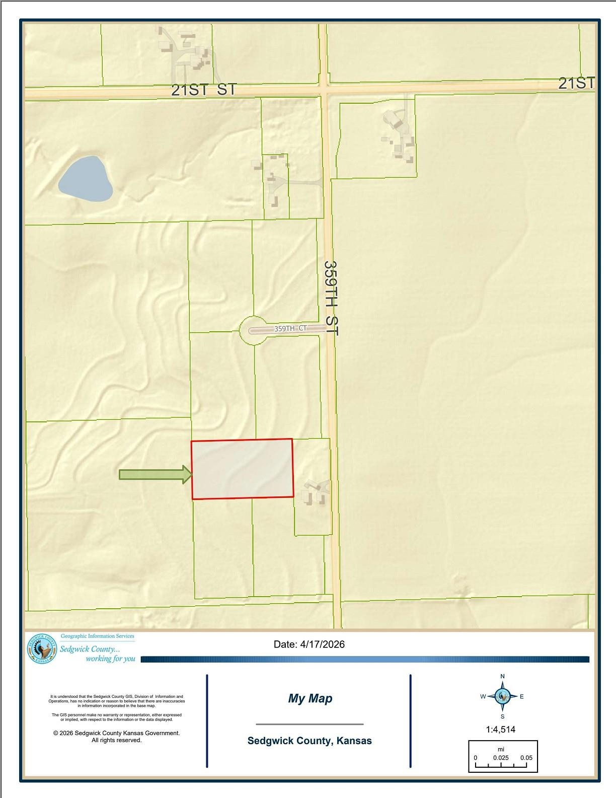 Lot 5 359th Court Cheney KS 67025