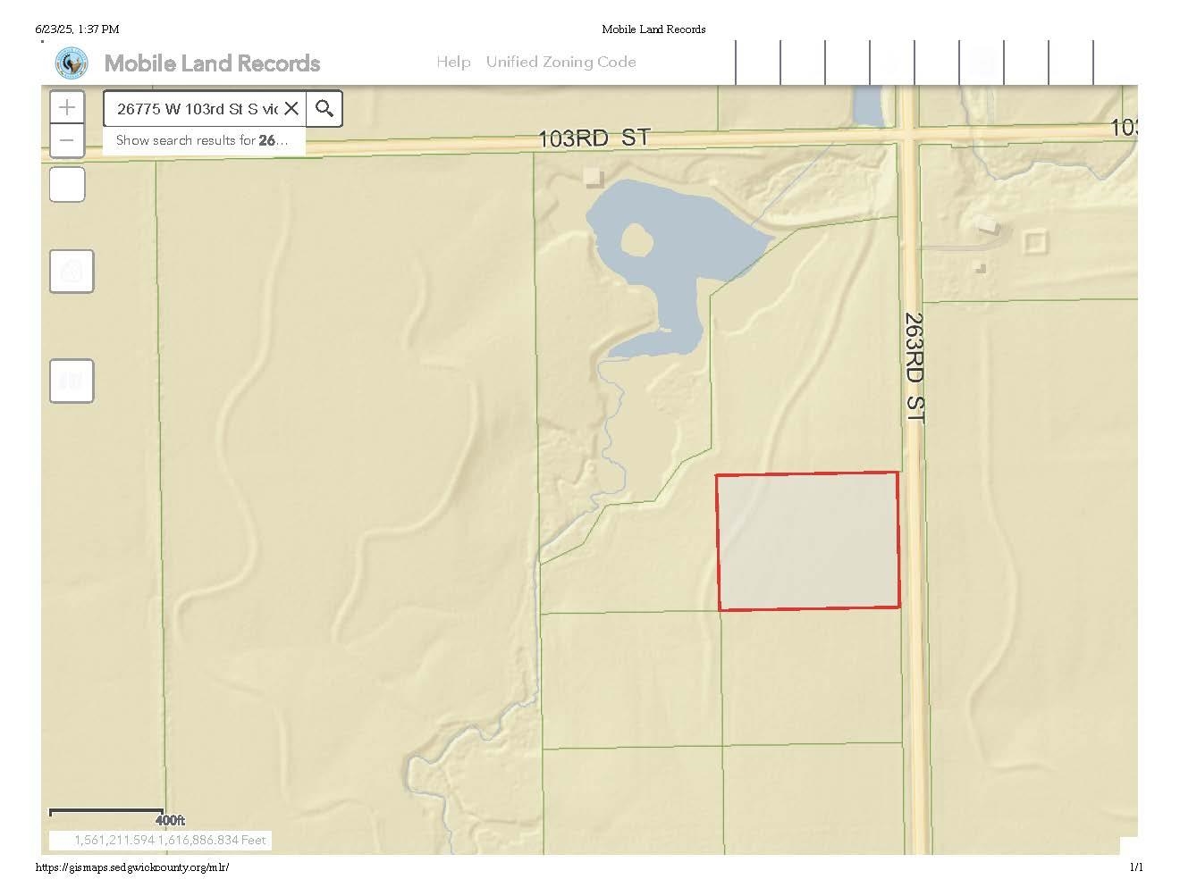 Lot 1 Thompson Lakes Estates Viola KS 67149