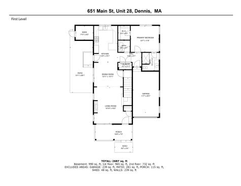 601 Main Street (Route 6a) Route Dennis MA 02638