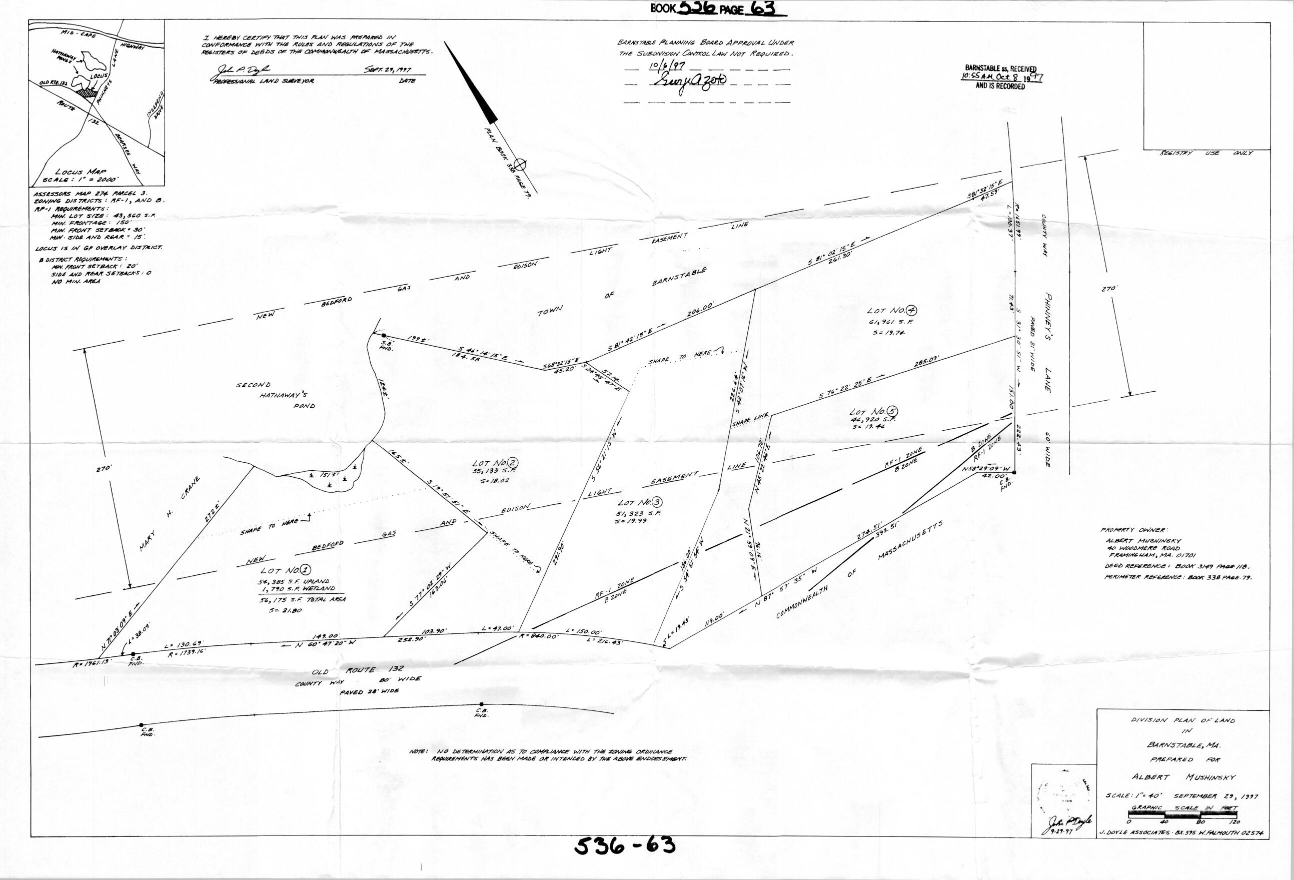 0 Phinney's Lane Barnstable MA 02630