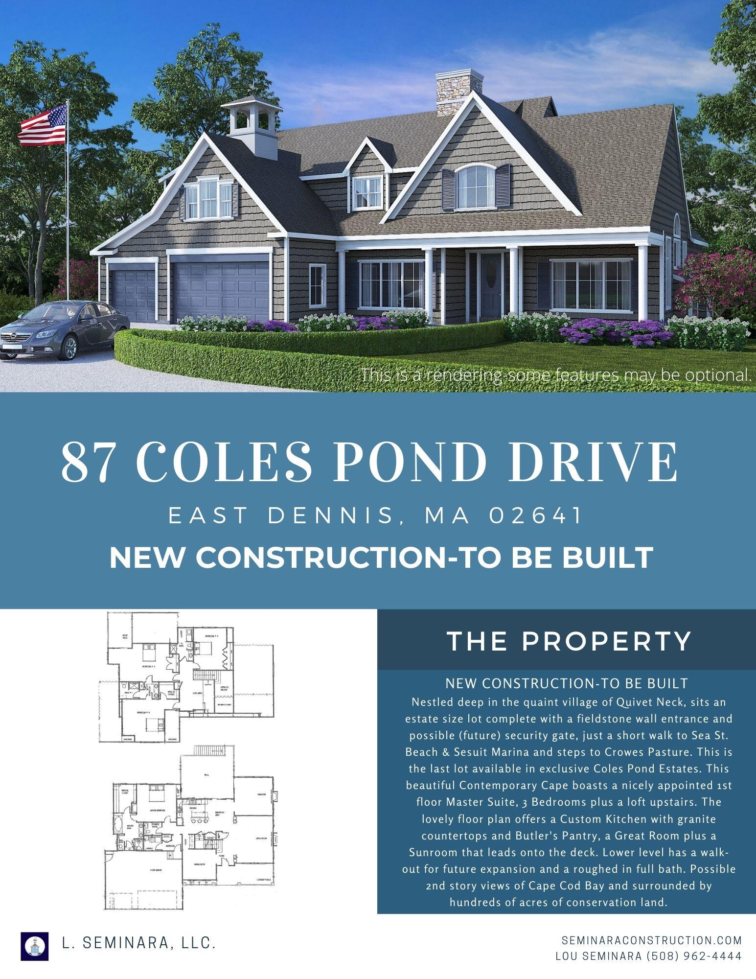 87 Coles Pond Drive Dennis MA 02641