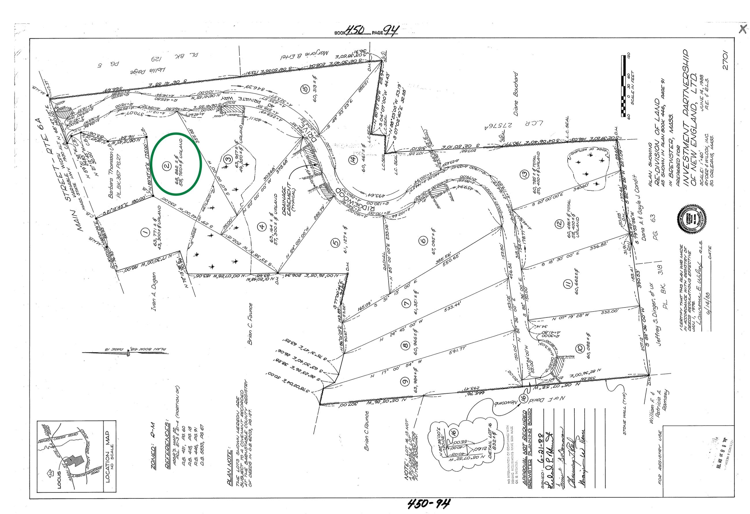 0 Ridgewood Drive Brewster MA 02631