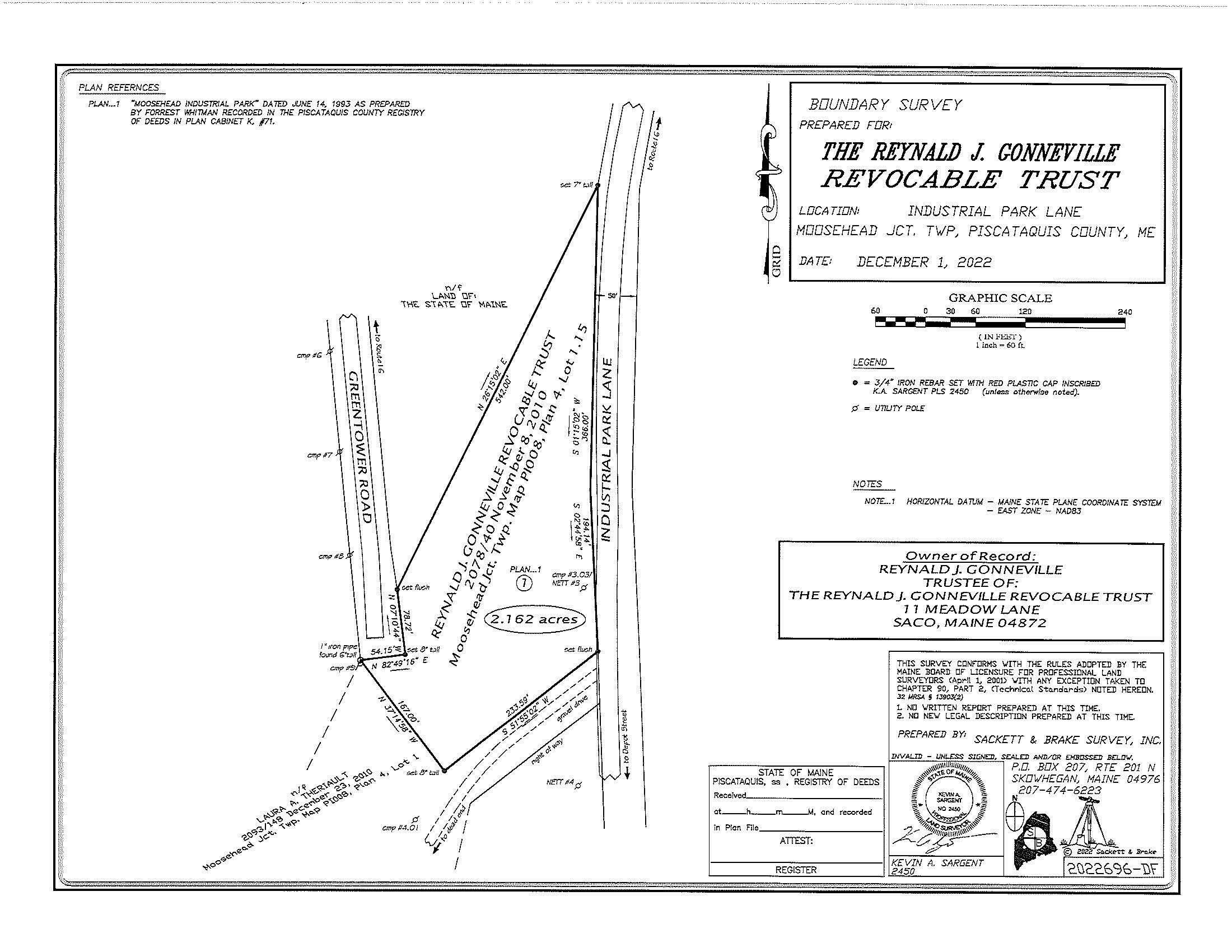 Mpi8 L4-1.15 Industrial Park Road Greenville ME 04441