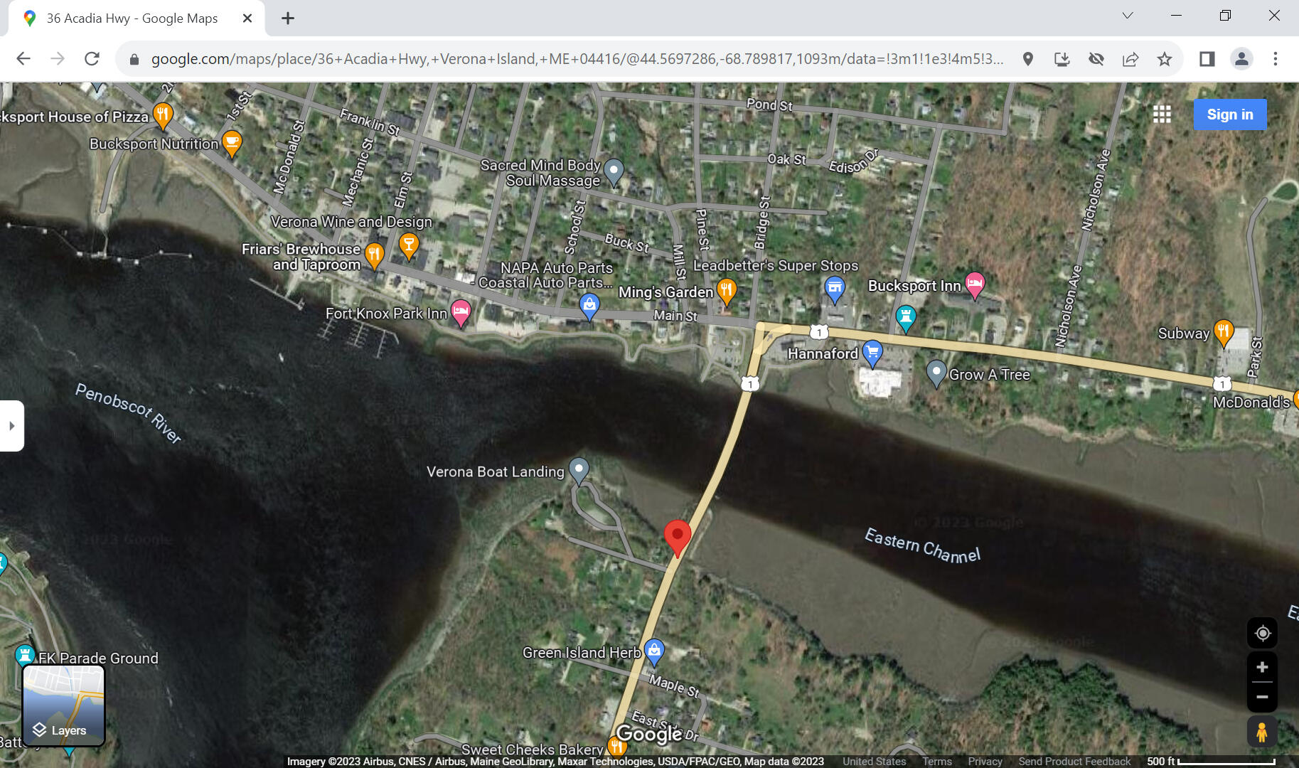 36 Acadia Highway Verona Island ME 04416