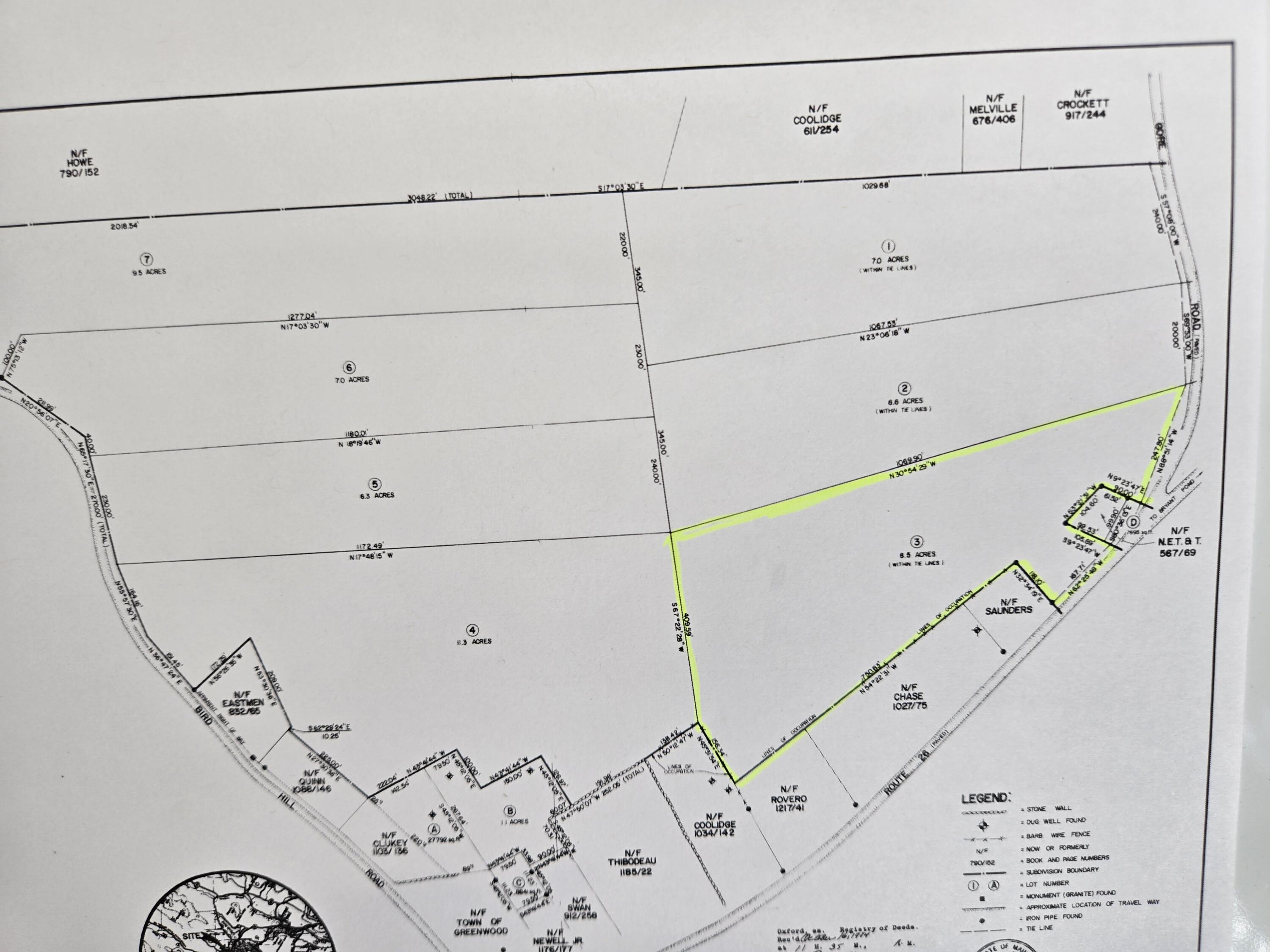 Lot 3 Gore Road Greenwood ME 04255