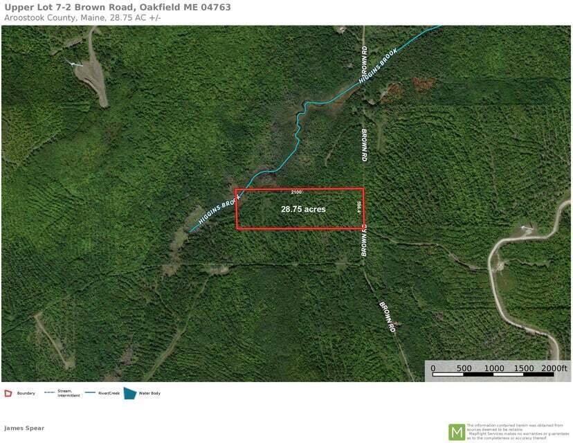 Upper Lot 7-2 Brown Road Oakfield ME 04763