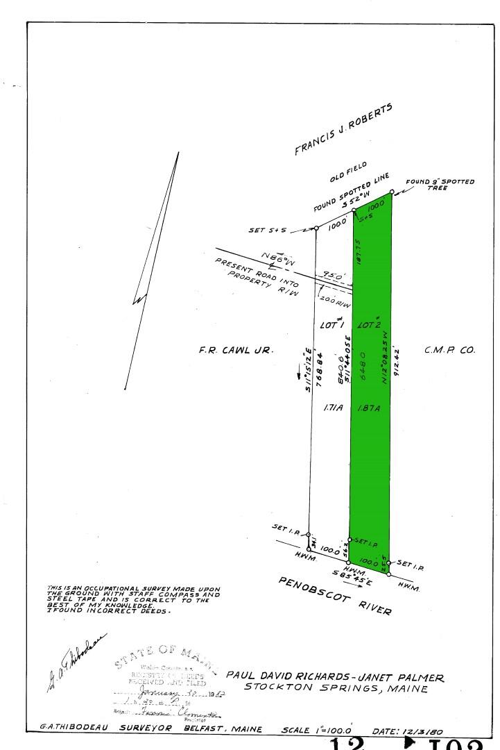 L 132 Pirates Cove Road Stockton Springs ME 04981