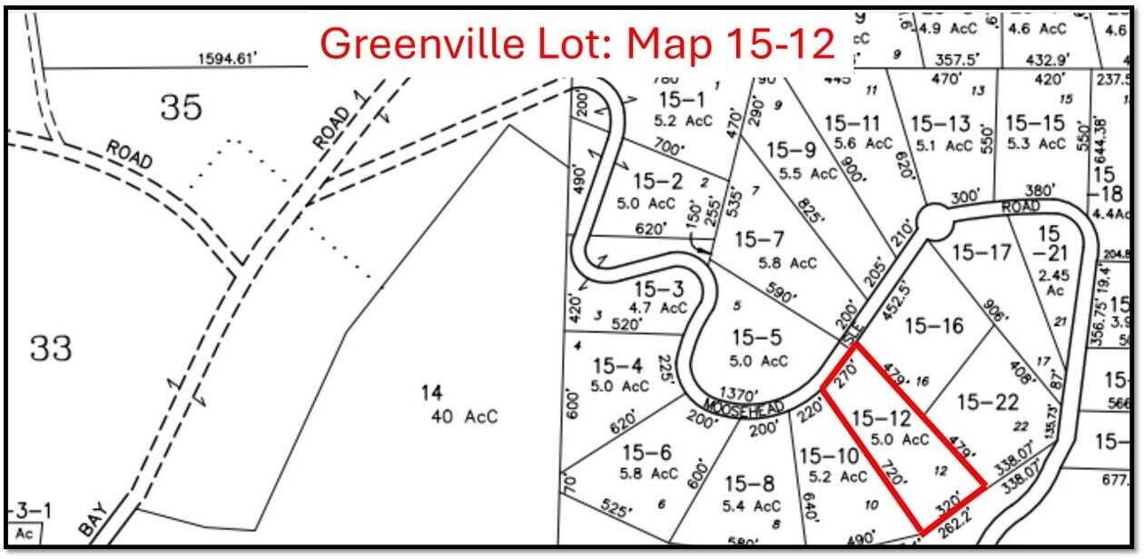 M10L15-12 Moosehead Isle Road Greenville ME 04441