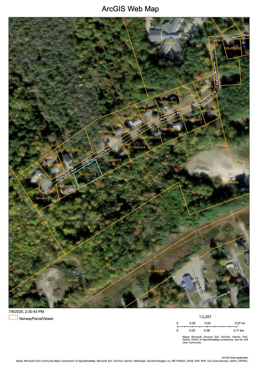 1-003-012 Huntington Avenue Norway ME 04268