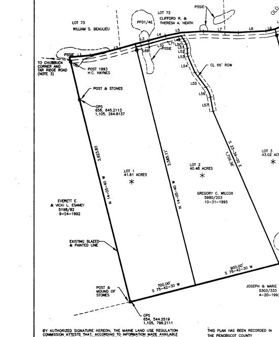 11.1 Tar Ridge Road Prentiss Twp T7 R3 Nbpp ME 04487