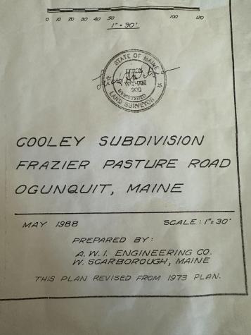 0 Cooley Lane Ogunquit ME 03907