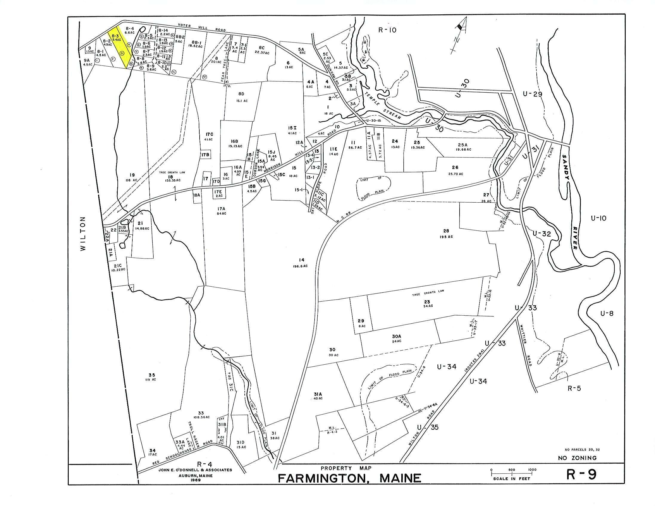 Lot 8-3 Voter Hill Road Farmington ME 04938