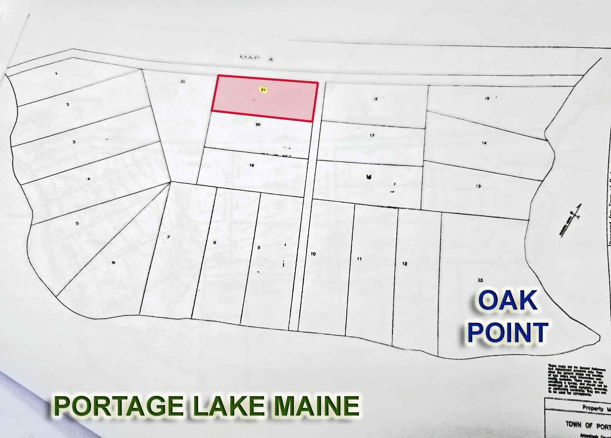 Lot 21 Oak Point Portage Lake ME 04768