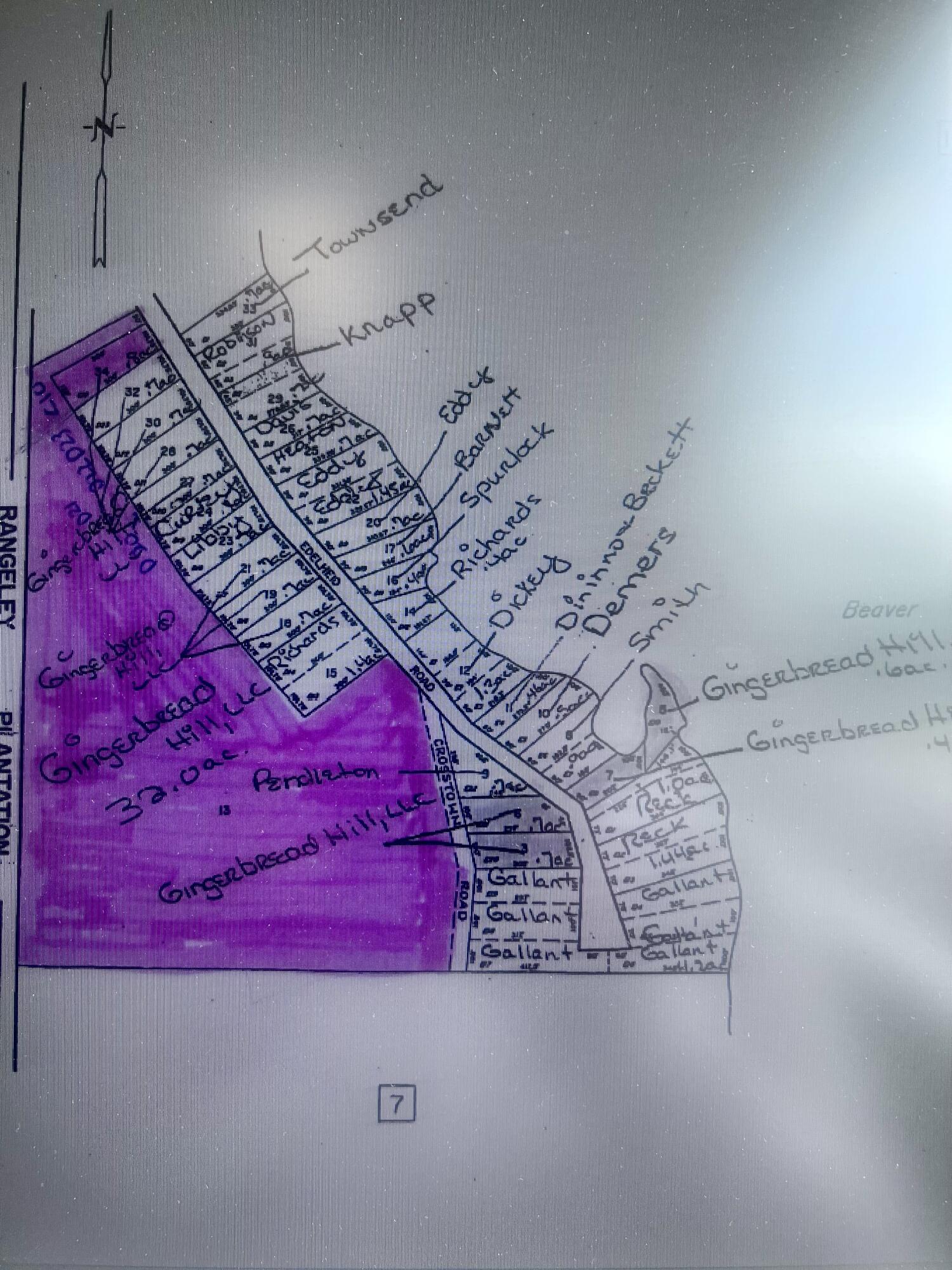 M17 L13,34 Edelheid Road Sandy River Plt ME 04970