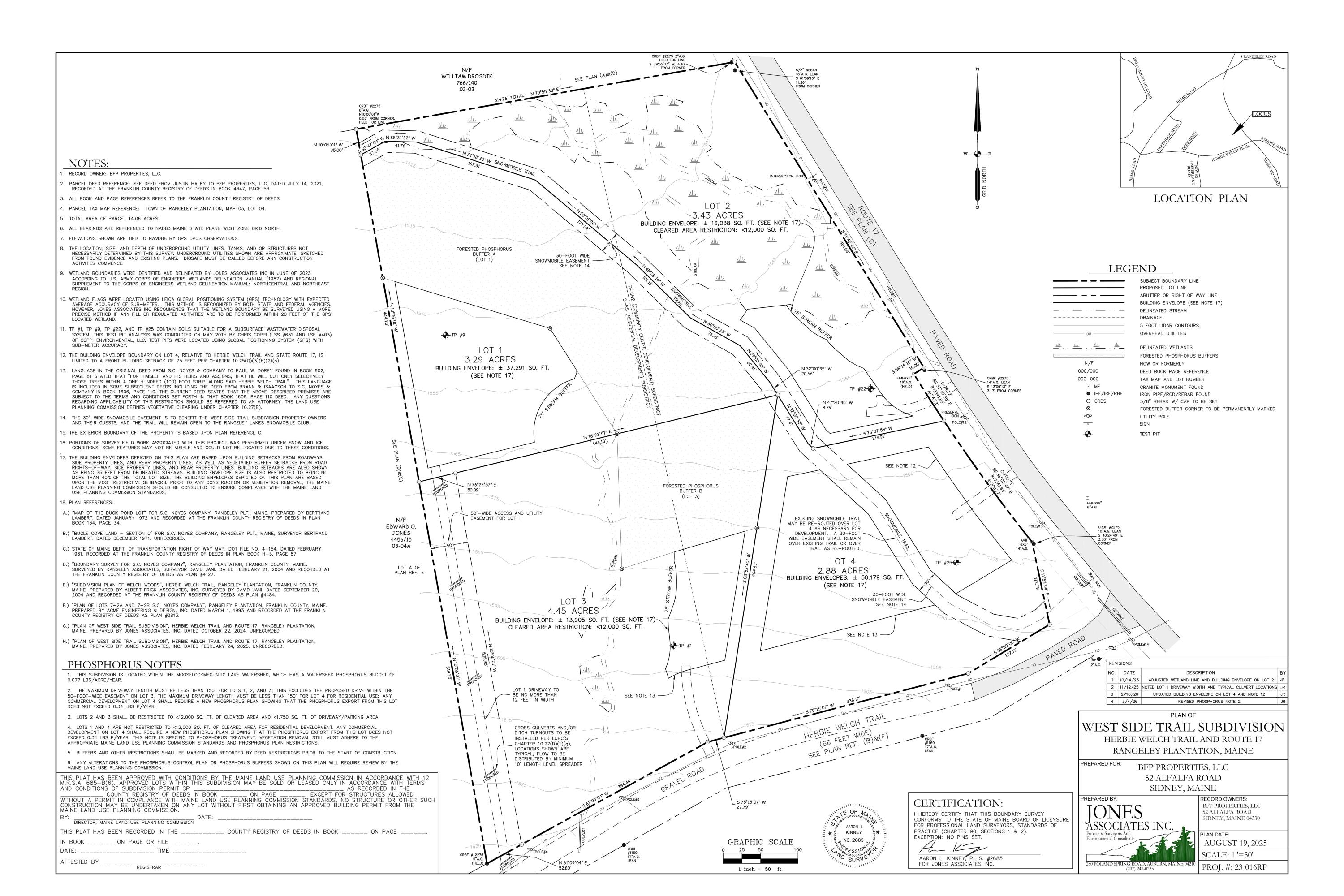 Lot 4.1-3 Herbie Welch Trail Rangeley Plt ME 04970