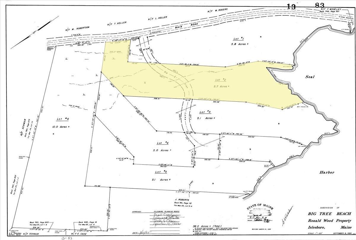 Map 22 Lot 4b Big Tree Lane Islesboro ME 04848