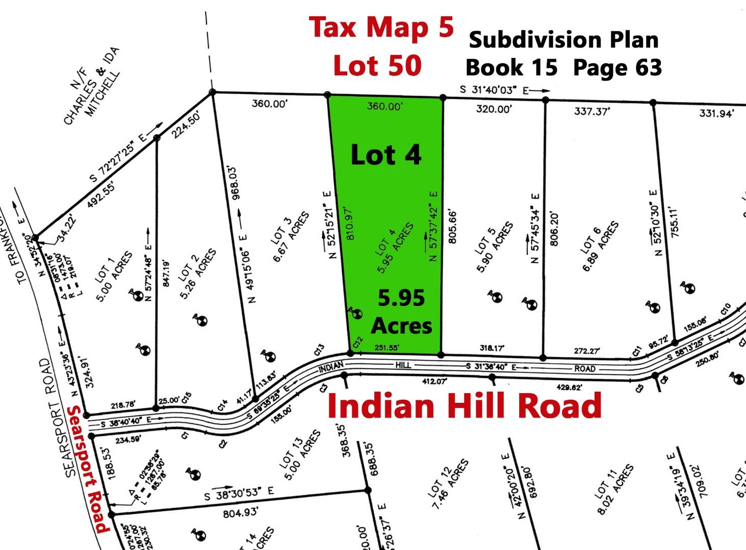 Lot# 50 Indian Hill Lane Frankfort ME 04438
