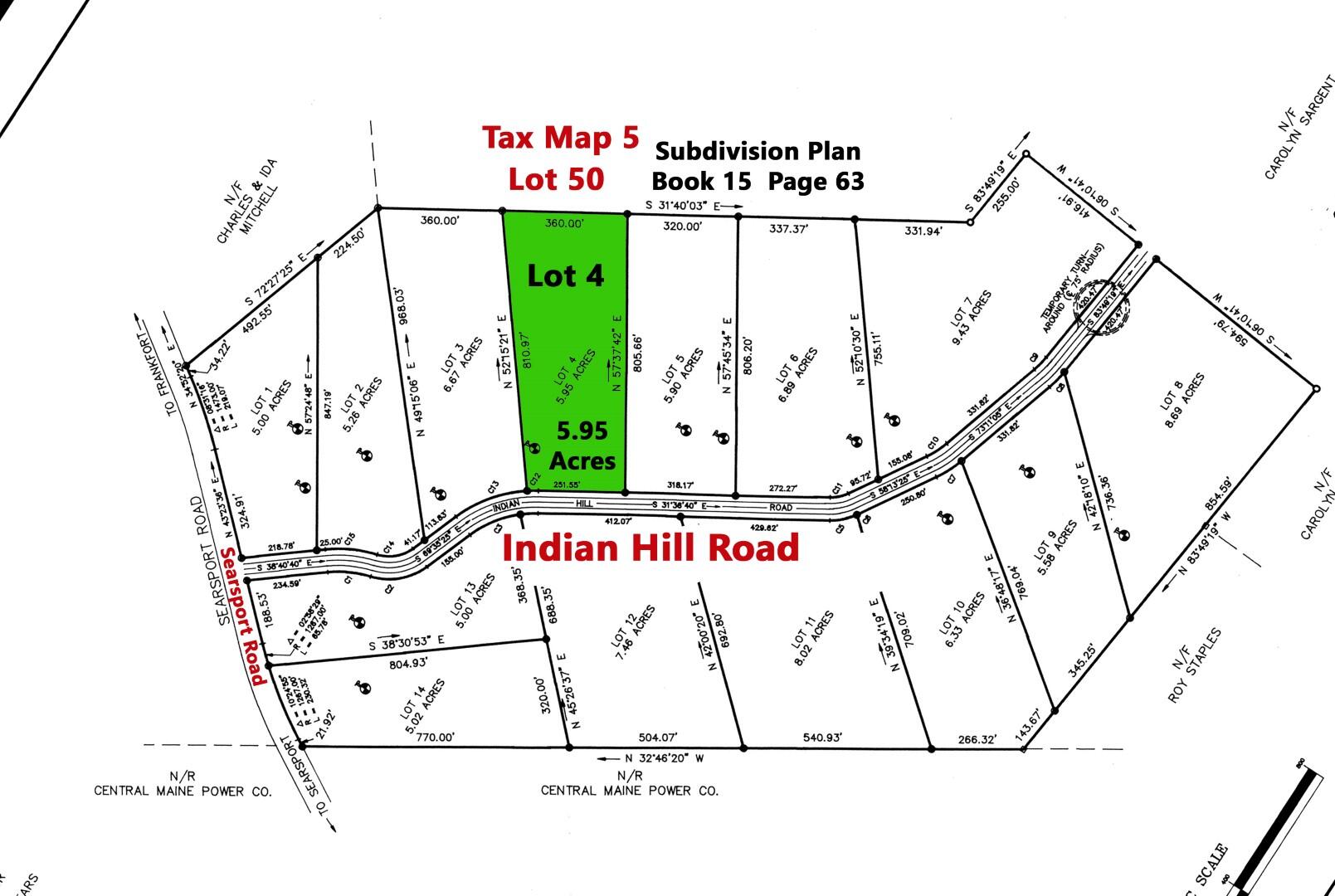Lot# 50 Indian Hill Lane Frankfort ME 04438