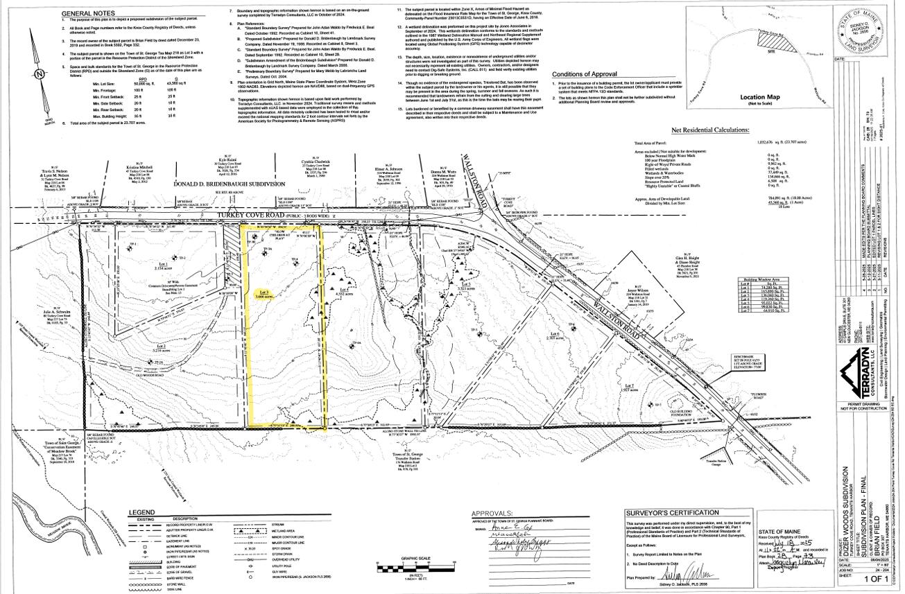 Lot #3 Turkey Cove Road Saint George ME 04860