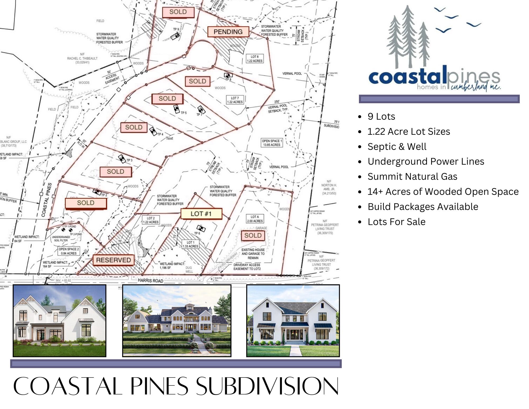 Tbd Coastal Pines, Lot 1 Cumberland ME 04021