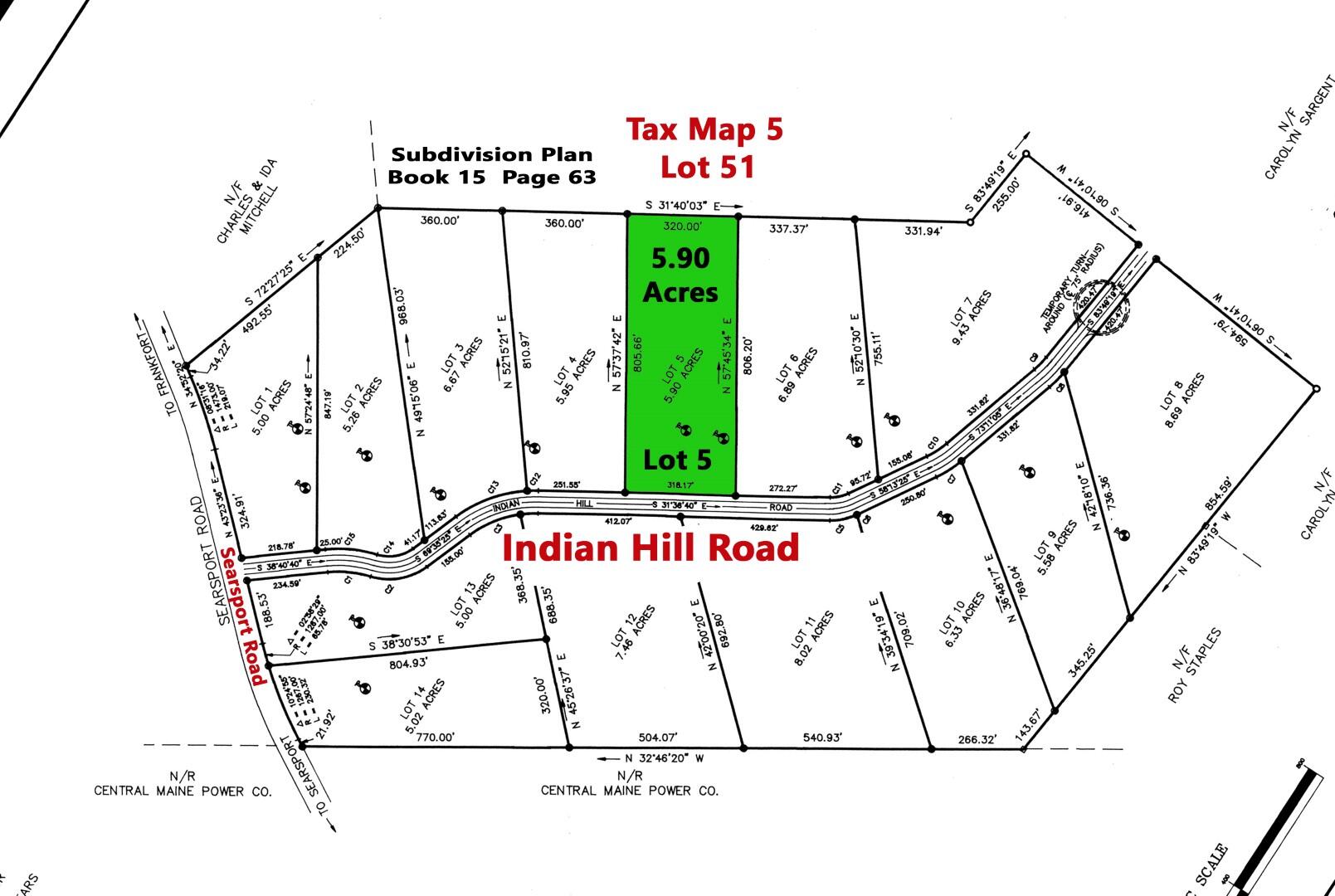 Lot# 51 Indian Hill Lane Frankfort ME 04438