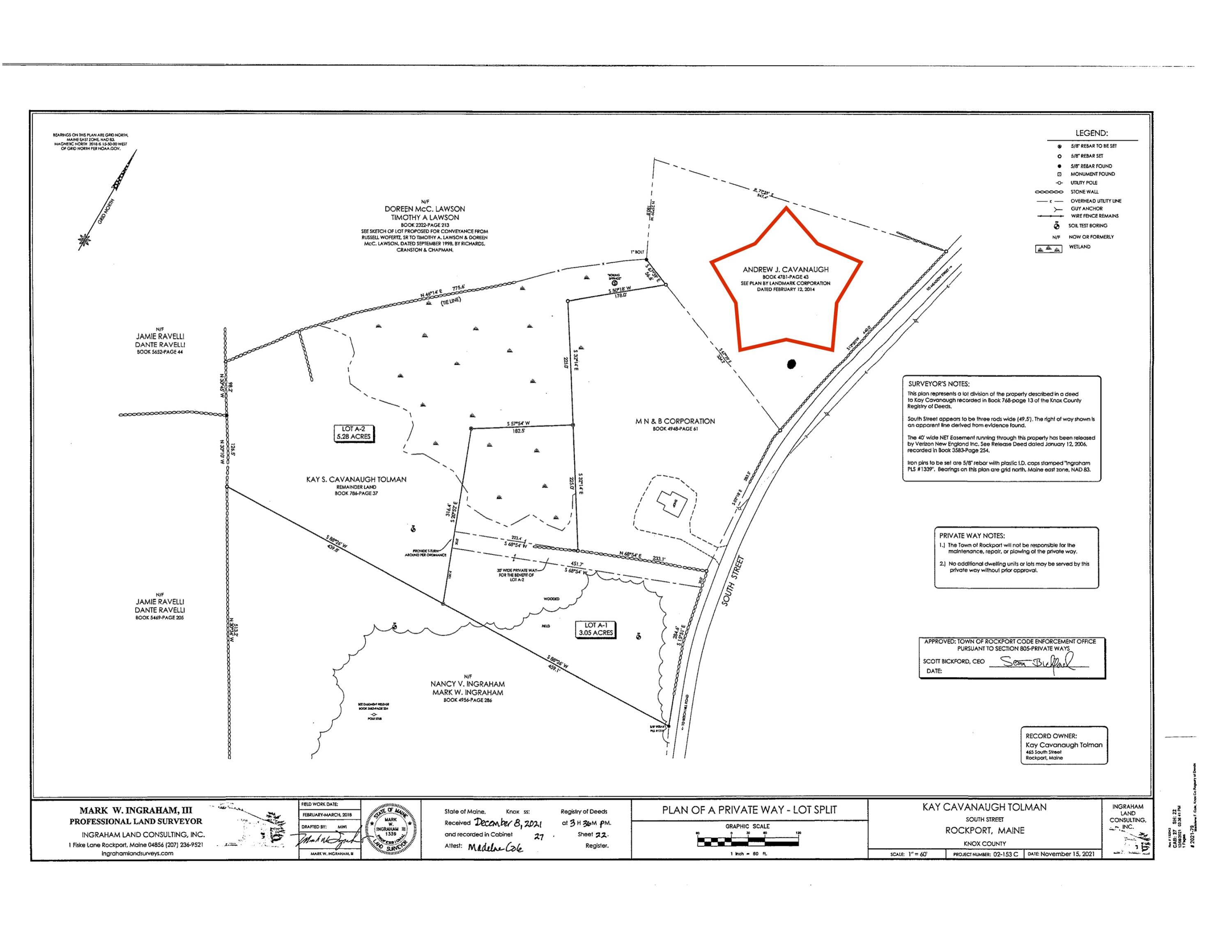 Map 13 Lot 115-4 Off South Street Rockport ME 04856