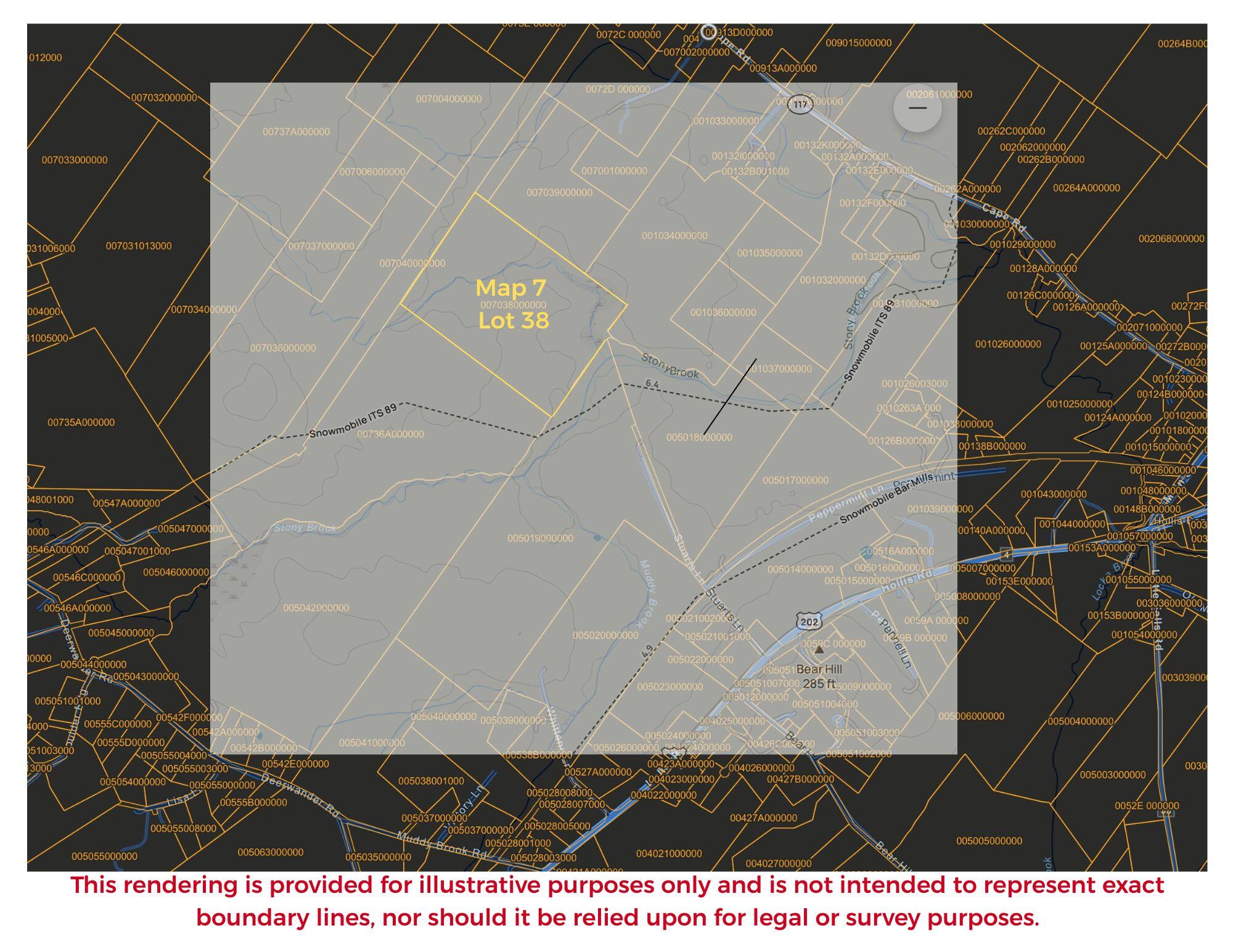 Map 007 Lot 038 Hollis ME 04042