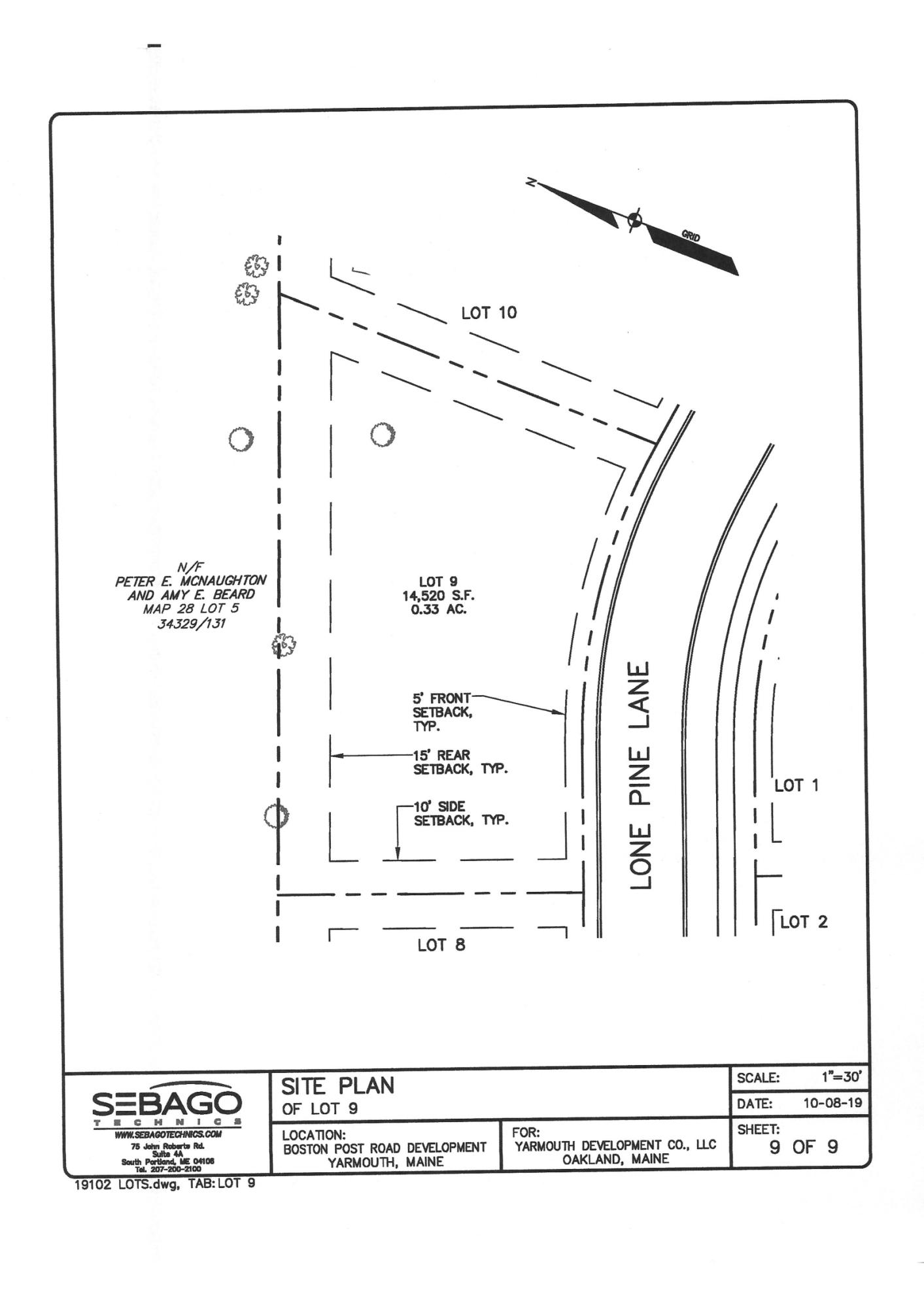 Lot 9 Lone Pine Lane Yarmouth ME 04096