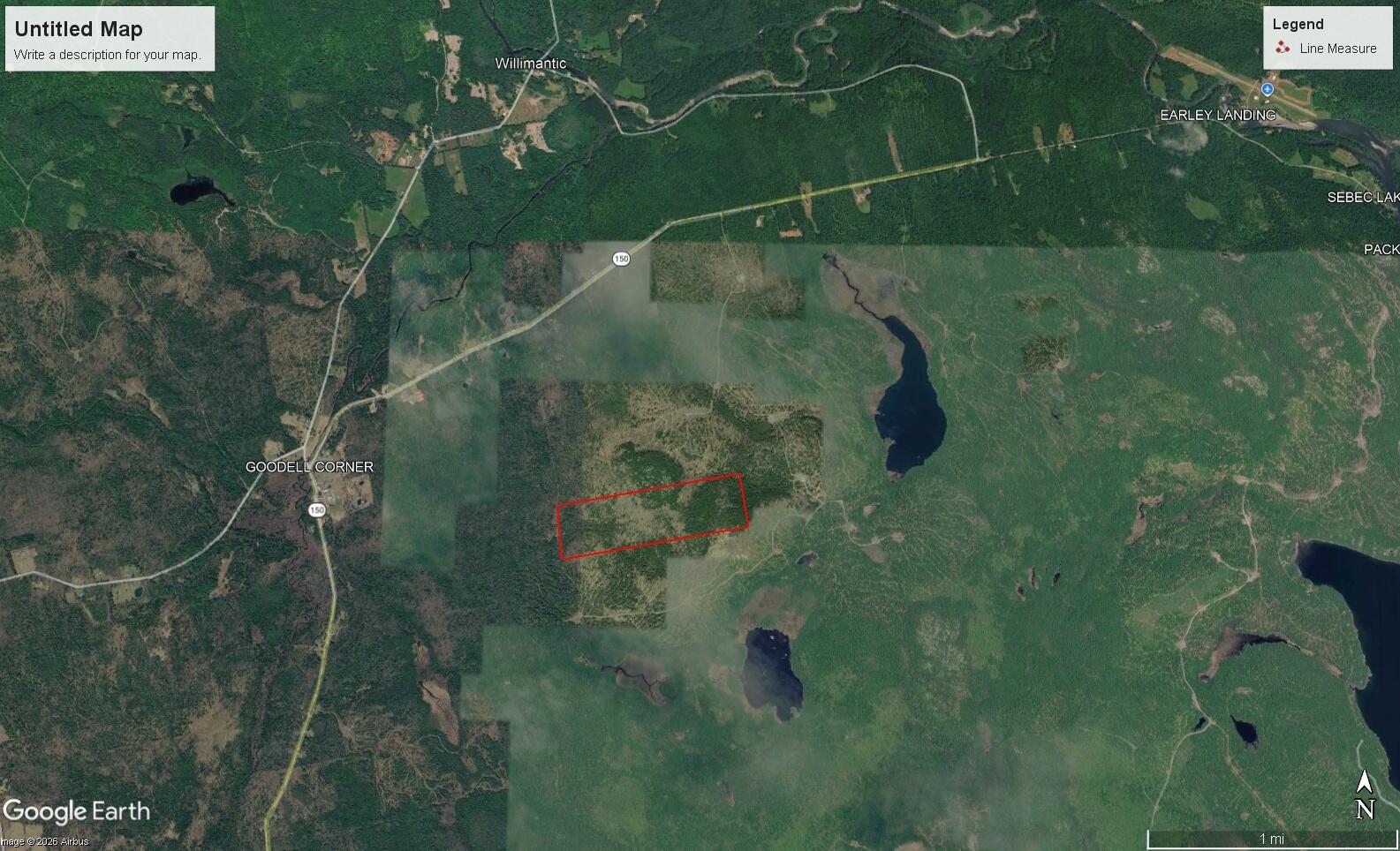Map 4-47 Merrill Road Willimantic ME 04443