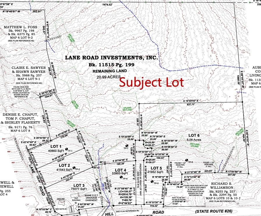 Lot 7 Off Lane Road Mechanic Falls ME 04256