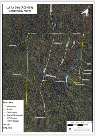 Map R05 Lot 18 Hayes Hill Road Greenwood ME 04255