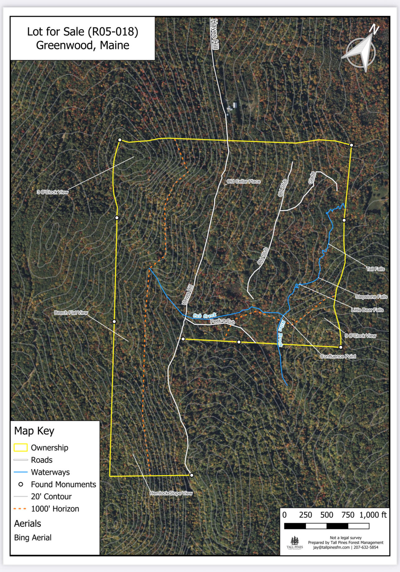 Map R05 Lot 18 Hayes Hill Road Greenwood ME 04255