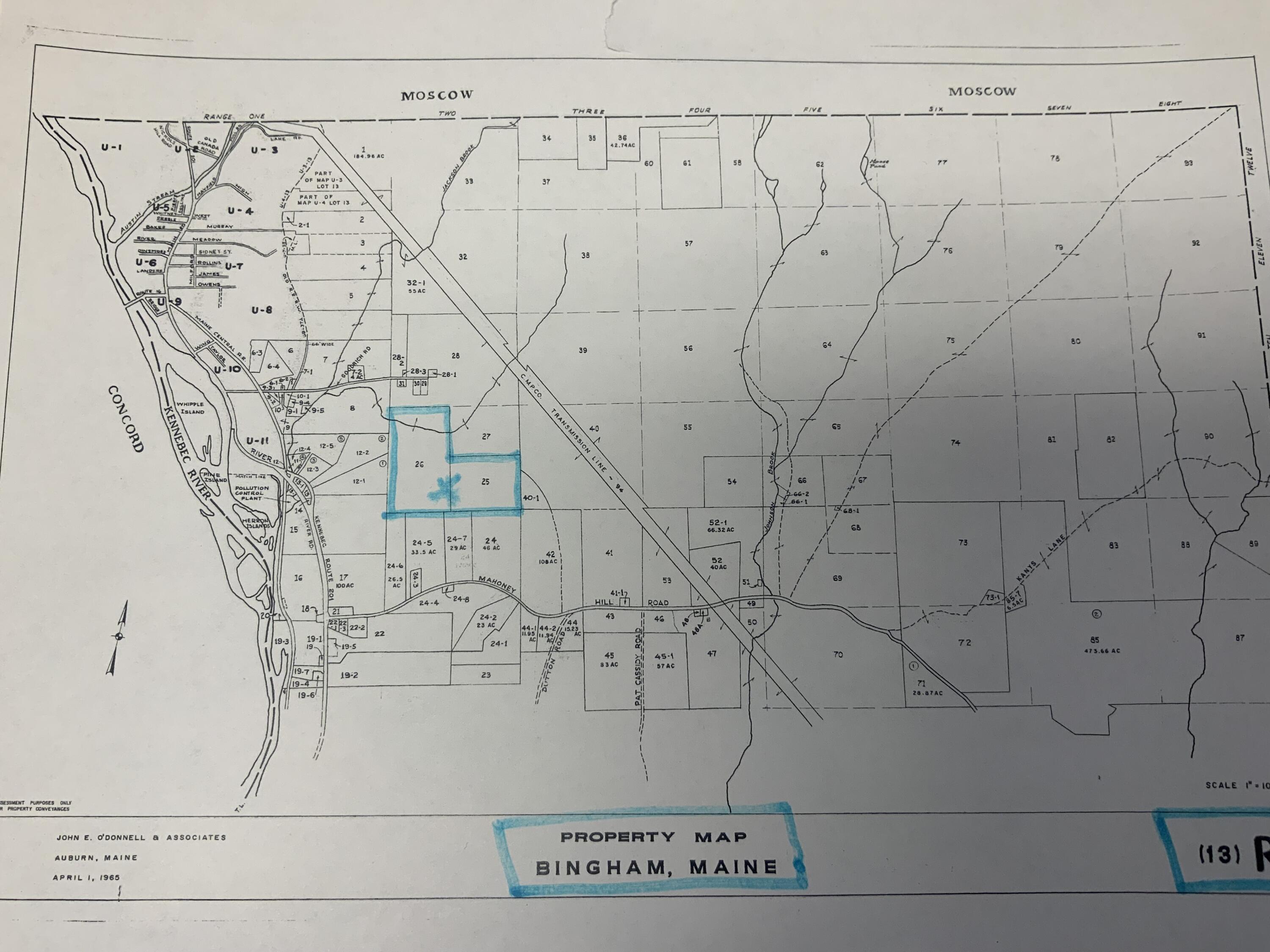 025-026 Between Goodrich N Mahoney Hil Bingham ME 04920