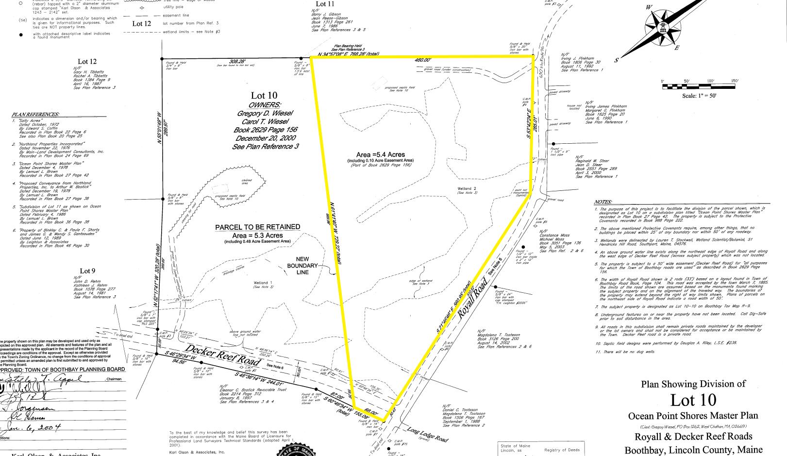 Lot 10-10b Royall Road Boothbay ME 04544