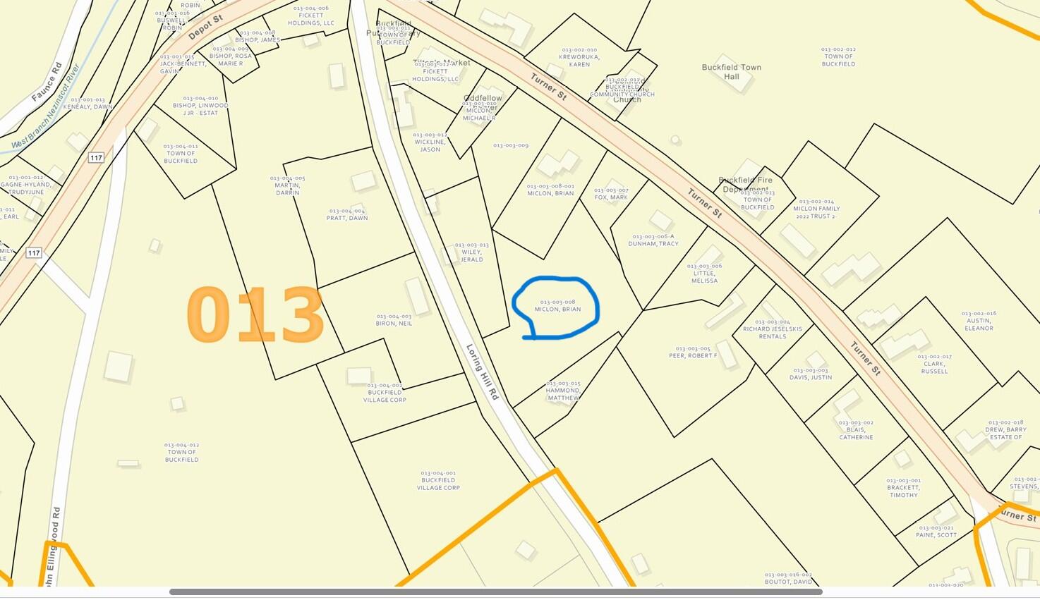 013-003-00 Loring Hill Road Buckfield ME 04220